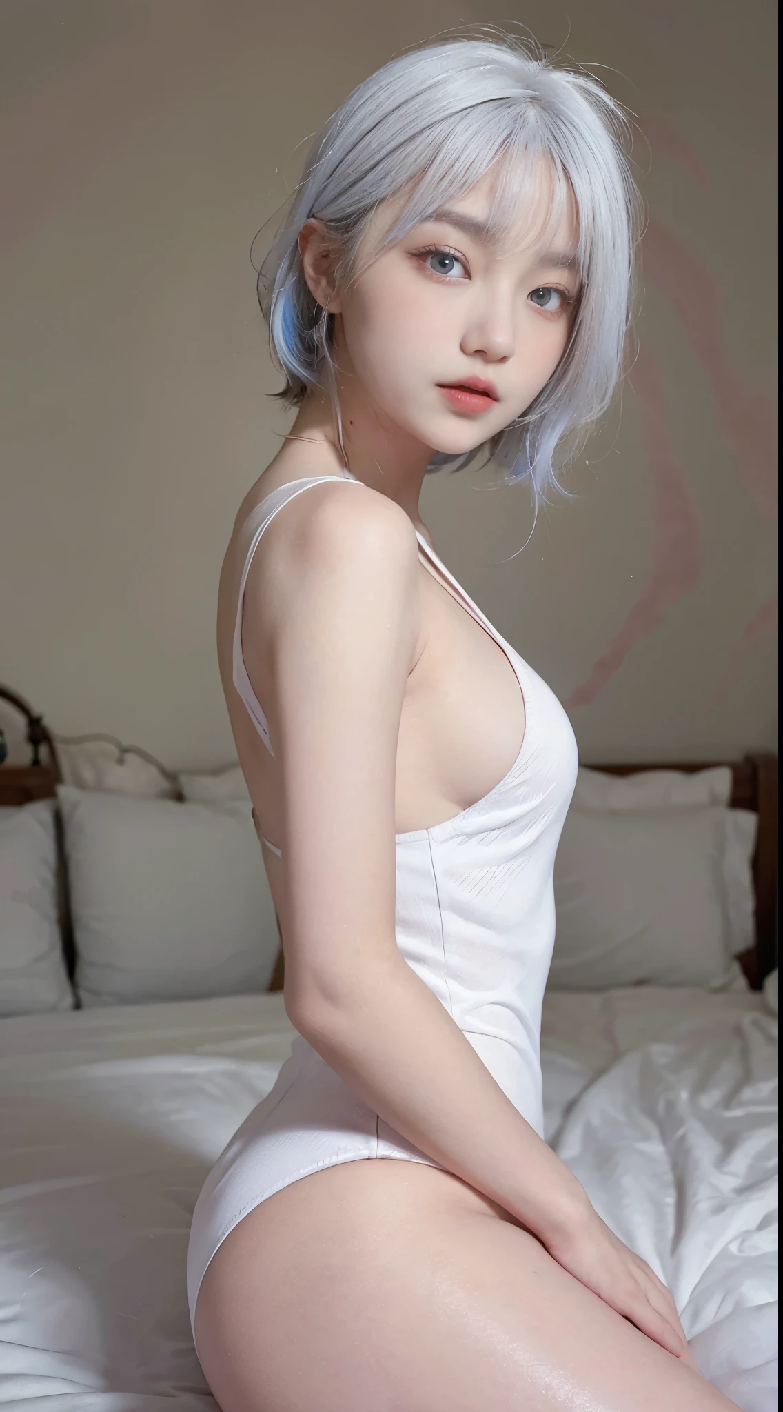 close up, ((wallpaper 8k)), ((surreal)), ((Quality with attention to detail:1.2)), 1 girl, １４talent、kind eyes、plump lips、Ash gray hair、An ennui look、tiny chest, (((small breasts、small breasts、areola:1.1、)))、cleavage, black classy dress,Black capelet, look up, Widespread poverty, short cut hair、short hair twintails、Ash gray hair:1.5、white skin、{{{sad}}}, {{big breast}}, {{{{{nsfw}}}}}, {{{{spread her legs}}}}, {{{{{{{penis in her pussy}}}}}, {{{{show me her pussy:1.2}}}}, {{{{{after sex:1.1}}}}}, {{{{large penis:1.5}}}}, {{{{large cock}}}}
