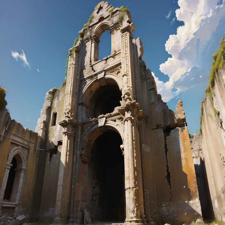 Mysterious ancient ruins,Ancient architecture
