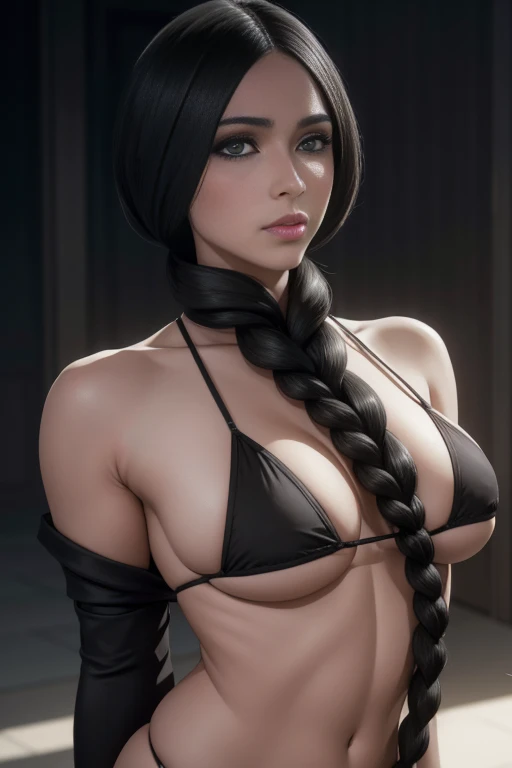 Unohana, Unohana, pose de modelo sexy, corpo inteiro, cabelos longos, cabelos pretos, pigtail, single braid, (olhos negros:1.5), long braids, seios enormes, micro bikini,
quebrar olhando para o espectador, corpo inteiro,
quebrar ao ar livre, Praia,
quebrar (master part:1.2), best quality, high resolution, Unity 8k papel de parede, (illustration:0.8), (belos olhos detalhados:1.6), Rosto extremamente detalhado, perfect lighting, CG extremamente detalhado, (perfect hands, anatomia perfeita),