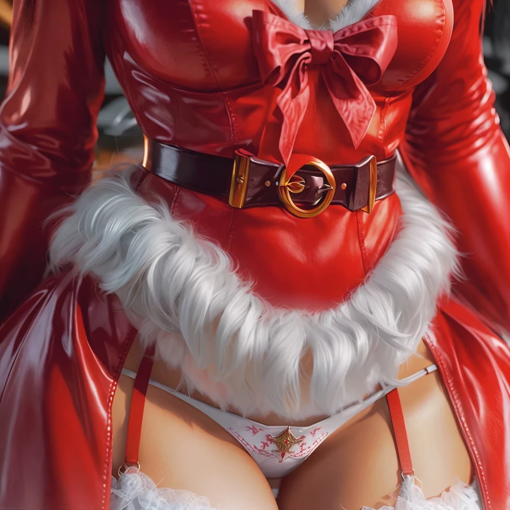 hay una mujer vestida de rojo y blanco posando para una foto, Cudesexyrobutts, Primer plano, V de Devil May Cry As an Elf, Arte conceptual ultra realista, Artgerm extremadamente detallado, Karol behind UHD, Arte conceptual hiperrealista, Arte conceptual altamente realista, Obra maestra de CGsociety, Primer plano alto detallado, hyperrealistic fantasy art