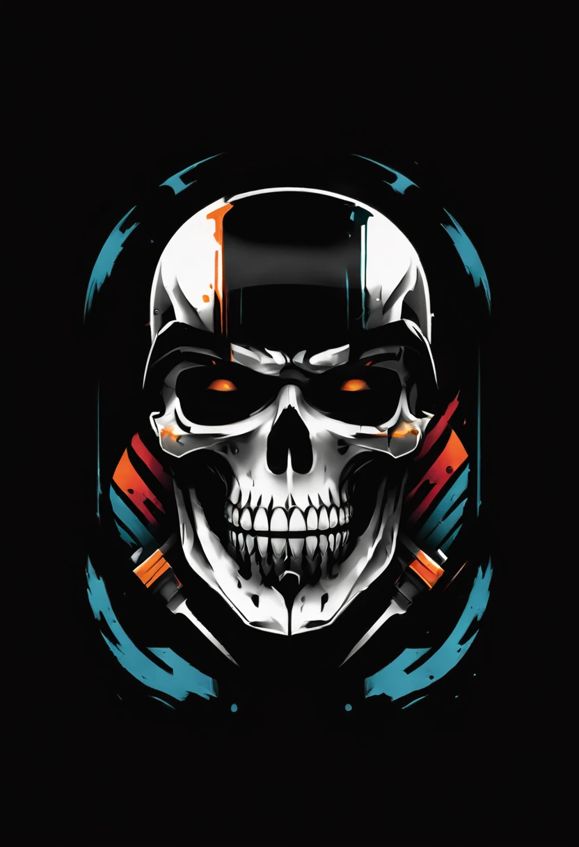 Harley Davidson logo design,t shirt design,beefy style,design only,white background,no model,professional,high contrast,high-res,ultra-detailed,vivid colors,metallic accents,sharp focus,edgy,dynamic composition,gritty texture,rough brush strokes,mechanical elements,chrome effect,classic typography,retro style,distressed look,aggressive lines and curves,3D rendering,striking visual impact,dark shadows,strong branding presence,monochromatic palette,industrial aesthetic, helmet skull