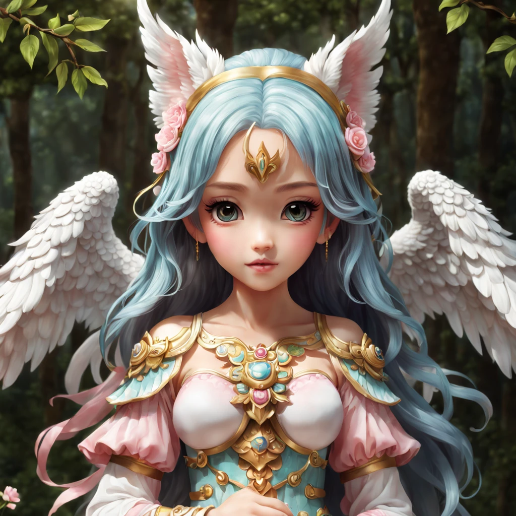 She will be a guardian, protecting all that she loves and holds dear, kawaii, highly detailed, beautiful