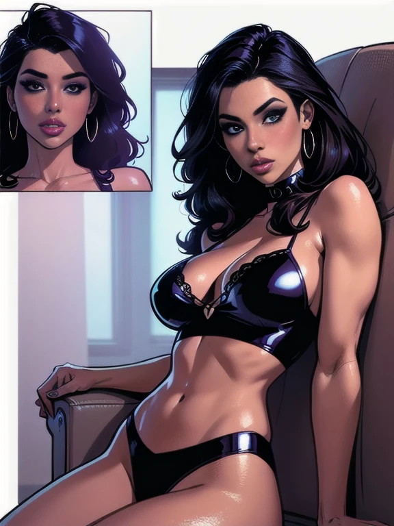 Digitale Kunst, Comic-Kunst, Cartoon-Kunst,
Meisterwerk von Marc Silvestri,
Lola Monroe as a beautiful sexy Disney princess,
inspiriert von Luis Royo,
Hohe Detailgenauigkeit, Hoher Kontrast, Chiaroscuro, 8K, UHD