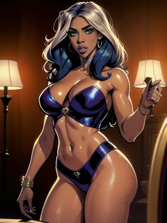 Digitale Kunst, Comic-Kunst, Cartoon-Kunst,
Meisterwerk von Marc Silvestri,
Tiwa Savage as a beautiful sexy Disney princess,
inspiriert von Luis Royo,
Hohe Detailgenauigkeit, Hoher Kontrast, Chiaroscuro, 8K, UHD