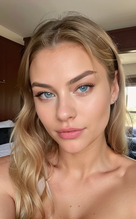 Wearing pajamas, hair in ponytails, webcam photography, grace kelly lookalike, grace kelly face, with blue eyes, , attractive girl, instagram model, blonde hair and a perfect body, 18 years old, 21 years old, beautiful model, ekaterina, attractive girl, i can't believe how beautiful this is, exaggerated facial features, body extensions, 32k uhd, exaggerated facial features, voluminous mass,
(Gorgeous blonde hair, White skin, Slim abdomen, Perfect slim figure), (chelsea charms 164xxx breast size), (huge long boobs:1.3)