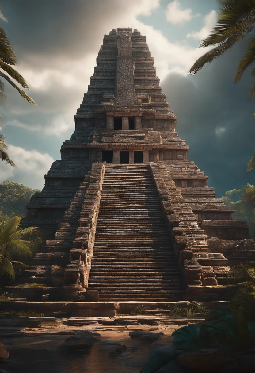 Mayan civilization, Epic, grand, octane render, enhance, intricate, (masterpiece, Representative work, official art, Professional, unity 8k wallpaper:1.3)