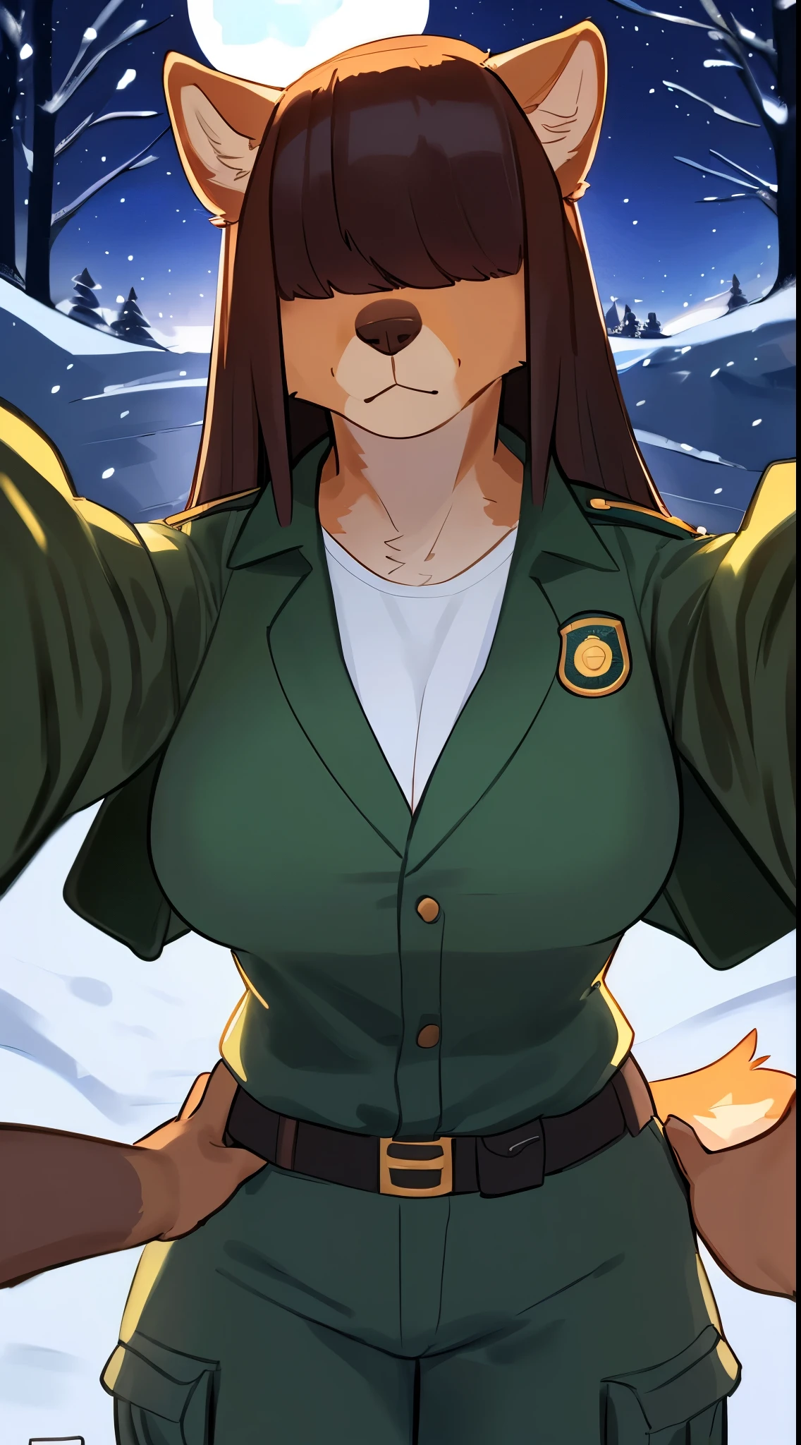 uploaded on e621,by hioshiru, by zaush, by Einshelm, solo anthro, ((Portrait)), BREAK, (detailed Bonifasko lighting), Nature Goddess, (Detailed fur), (detailed skin), BREAK, (Cinematic lighting), ((Detailed background)), (half body shadow), [Backlighting], [crepuscular ray], [Detailed ambient light], [gray natural lighting], [ambient light on the belly], (higher wildlife feral detail), [explict content], [sharp-focus], (Questionable content), (shaded), ((Masterpiece), furry fantasy art, anthro art, commission for high res, Furry art, Masterpiece, small breasts, Best Quality, Detailed image, Bright colors, Detailed Face, perfect lighting, Perfect shadows, Perfect eyes, focus on girl, gorgeous body, Hourglass body, (slim body), shiny body, Fluffy, fluffy woman, two-toned fur, 1girl, full body, (Masterpiece:1.2), (Best Quality:1.2), (illustartion:1.2), (Cinematic lighting:1.3), Detailed fur, Balanced coloring, Global Illumination, Ray Tracing, good lighting, female, ((ferret)), (short tail), Furry, anthro, showing hips, cleavage, attractive body, sexy body, thick-thighs, Suggestive Pose, realistic hands, hogsks, hogwarts, harry potter, (hufflepuff), brown eyes, brown hair, shoulder length hair, ((small breasts)), deep forest, campsite, campfire, nipples, vagina, cleft of venus, clitoris, wearing glasses, unbuttoned shirt, open shirt, panties