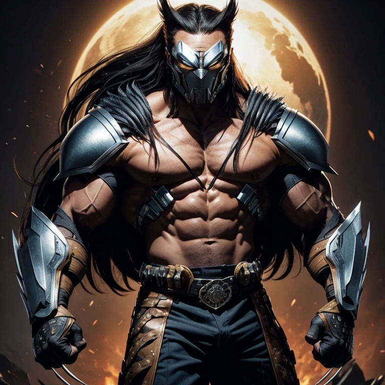 s Armor,mask,Musculoskeletal augmentation々,The long-haired,Predator,Wolverine,showoff