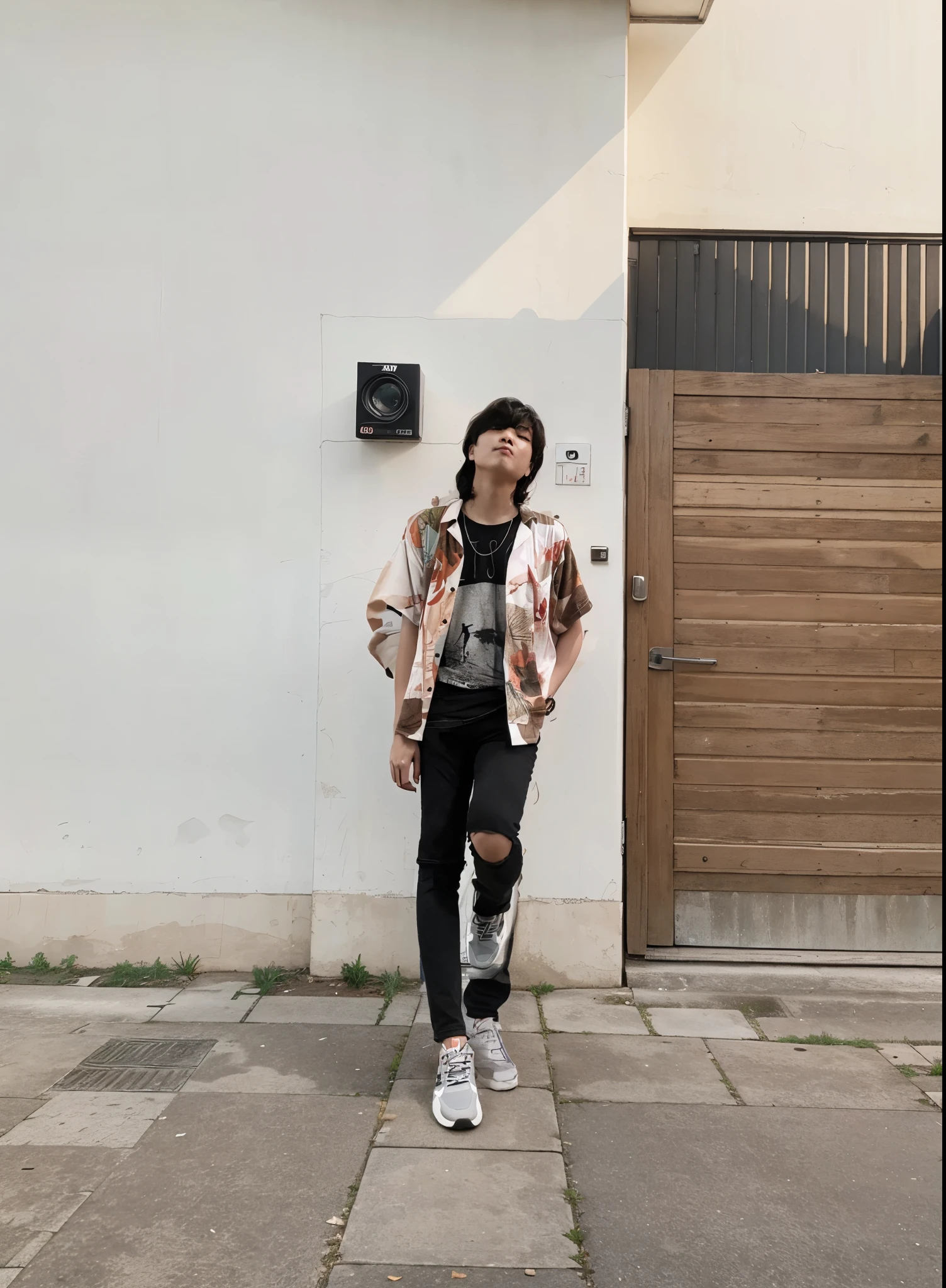 Brick wall, Masterpiece graffiti, realistic, 4k, Good lighting, Japan Style, Modern