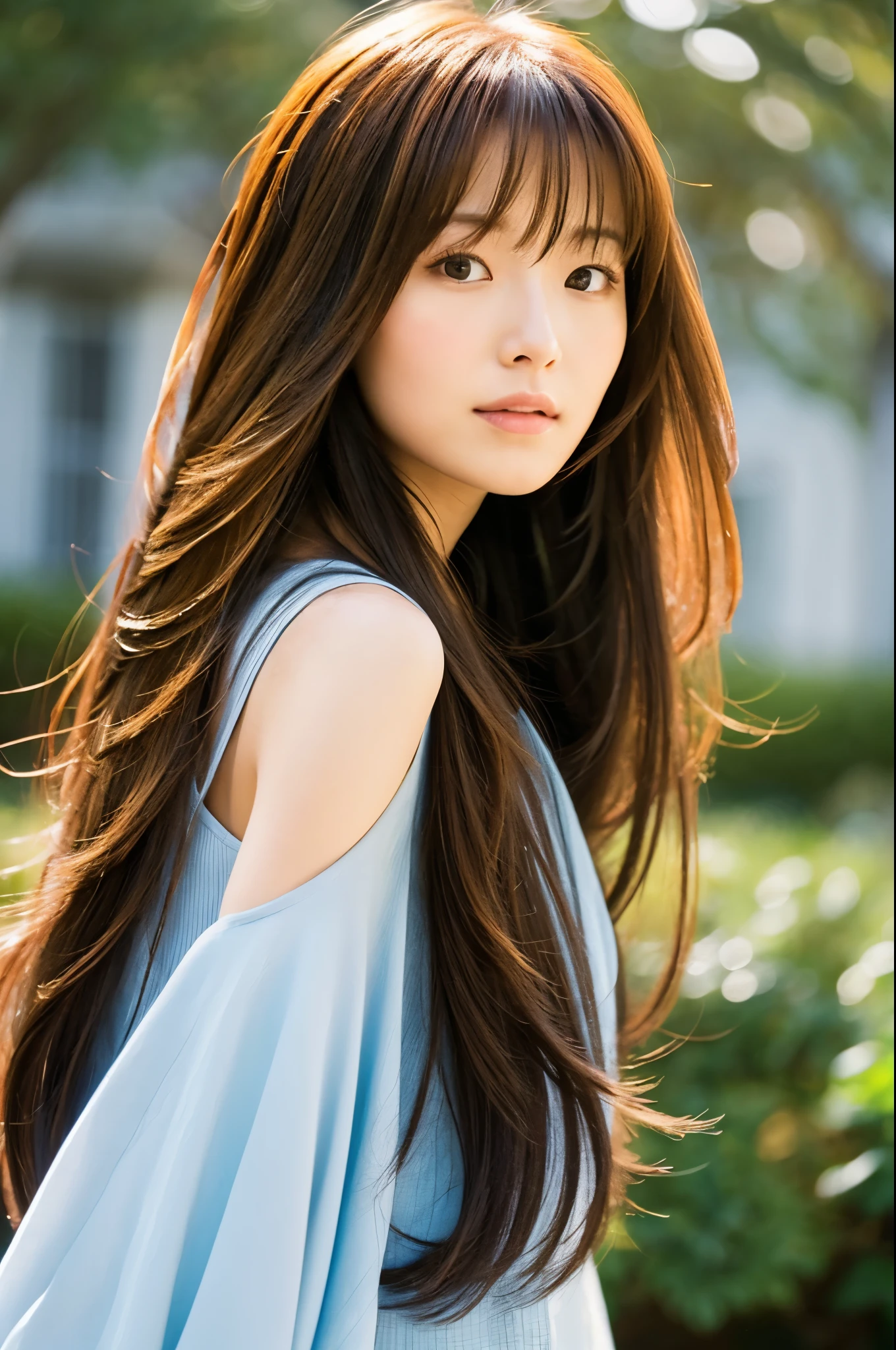 40 Semi-long hairstyle for women similar to Asuka Saito