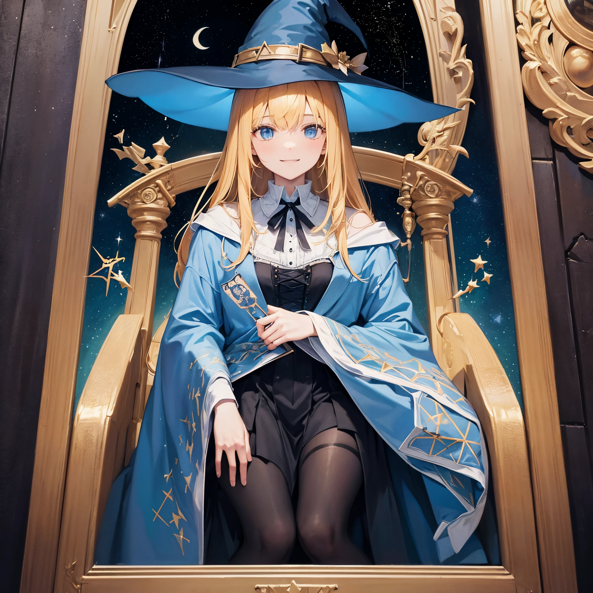 the witch（the witch帽子　Tarot Cards（a hologram　constellation　Math）　A smile　Hellgate）Movie Posters