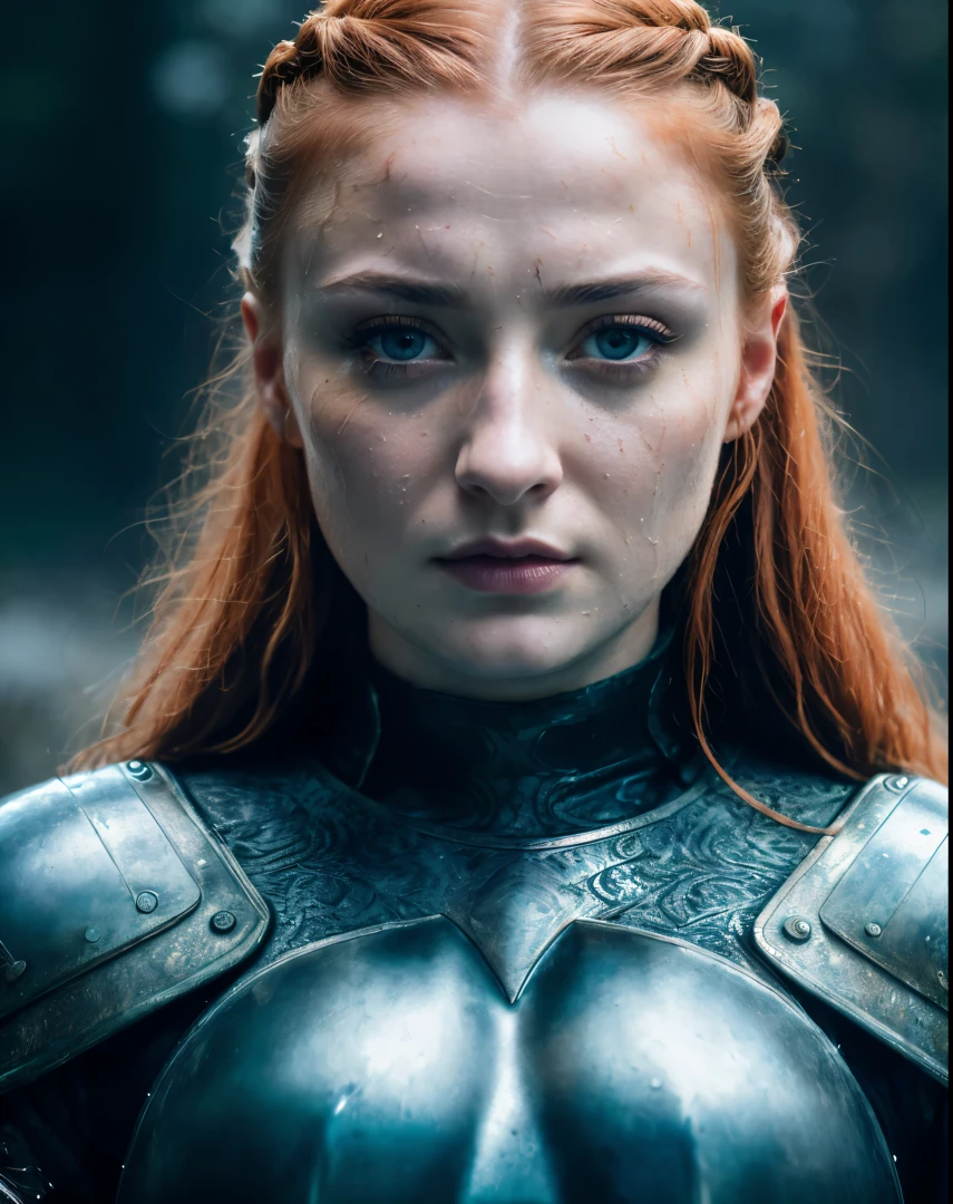 Sansa Stark, Gladiator dress,full body shot,Mediaeval, battlefield, Full figured woman,erotic warrior costumes,standing alone,after battle, fierce looks,one hand up with sword, detailed hairy armpits, victory pose, blood in sword,Standing bravely after battle,battle movie scene,cinematic colour grading,blood stains in dress,fought the battle dominantly,Sansa Stark PLAYED BY Sophie Turner,Queen SANSA STARK,mature,milf, sexy mediaeval battle dress,gladiator woman,body,45 yo Woman,revealing costumes,perky breast,alluring figure,big natural breast,mediaeval costumes,mediaeval queen dress,erotic costumes,lusty physique,((detailed face)), ((detailed facial featureinely detailed skin), pale skin,(in a highly detailed sexy mediaeval dress,soft natural light,wet skin,(cool colors), damp, reflections, (masterpiece) (perfect aspect ratio), (realistic photo), (best quality), (detailed) photographed on a Canon EOS R5, 50mm lens, F/2.8, HDR, (8k) (wallpaper) (cinematic lighting) (dramatic lighting) (sharp focus) (intricate), RAW photo, RAW photo, gigachad photo,8k uhd, dslr, high quality, film grain, Fujifilm XT3, extremely detailed,photorealistic, realistic,incredibly absurd, highly detailed, sharp focus,(Professional Studio Lighting),(Professional Color Grading), Edge Lighting,Dramatic lighting,Cinematic lighting,Lumen reflections, Soft natural lighting, Soft color, Photon mapping, Radiosity, (Beautiful eyes), (Detailed eyes), (Detailed face), symmetrical eyes, sharp eyes, cold face, full body), (HIGH LEVEL OF DETAIL),(wet, oil-lubricated),(sweaty),large breasts, high detailed skin, uncharacterized texture, hyper detailed, realistic skin texture, armor, best quality, ultra high res, (photorealistic: 1.4) high resolution, detailed, raw photo, sharp re, by lee jeffries nikon d850 film stock photography 4 kodak portra 400 camera F1.6 Lens rich colors hyper realistic texture dramatic lighting UnrealEngine trend in Artstation Cinestill 800, veins in the body, (body and fitness).