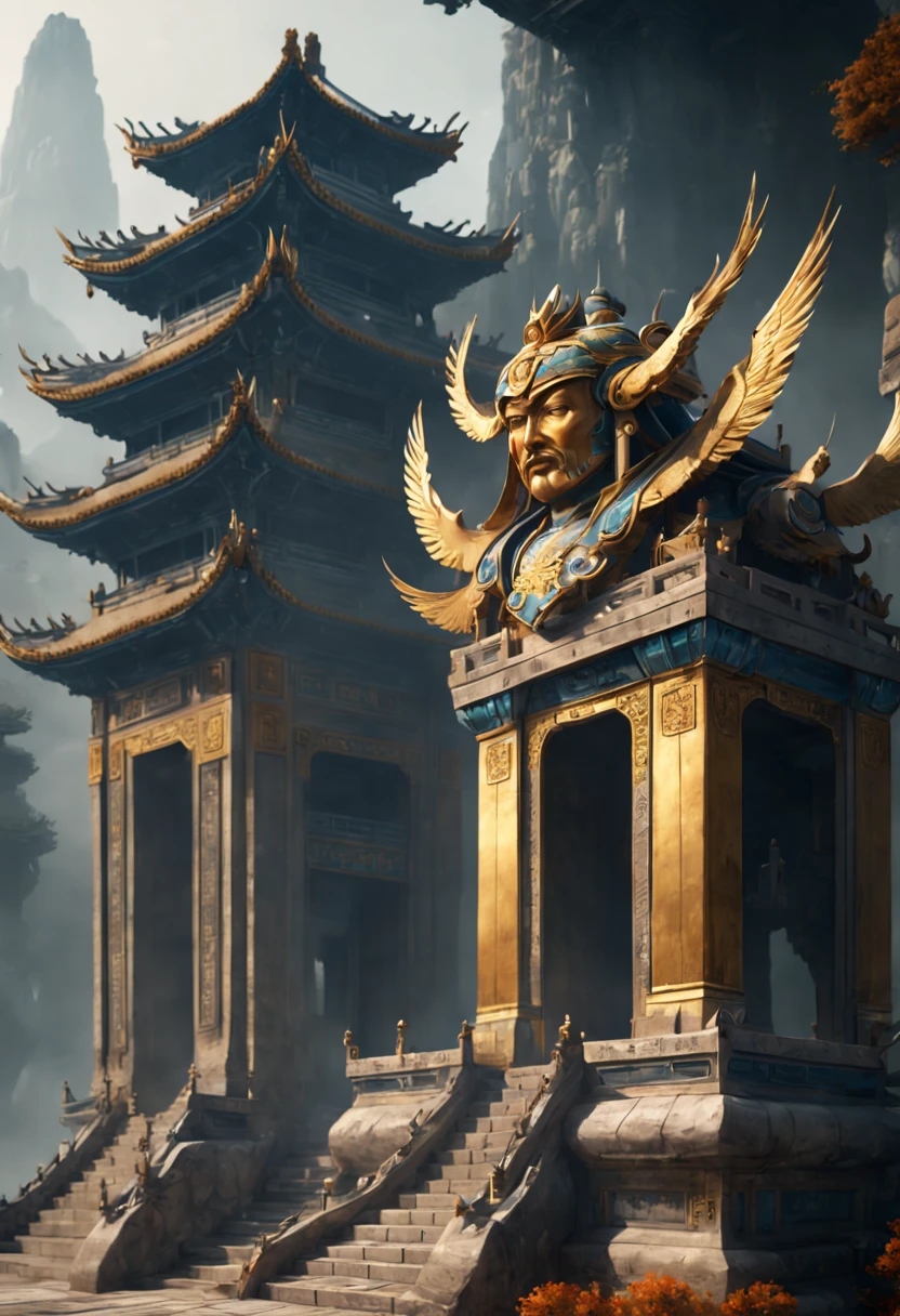 Mysterious Ancient Relics, the Emperor Tomb, chinese, octane render, enhance, intricate, (masterpiece, Representative work, official art, Professional, unity 8k wallpaper:1.3)