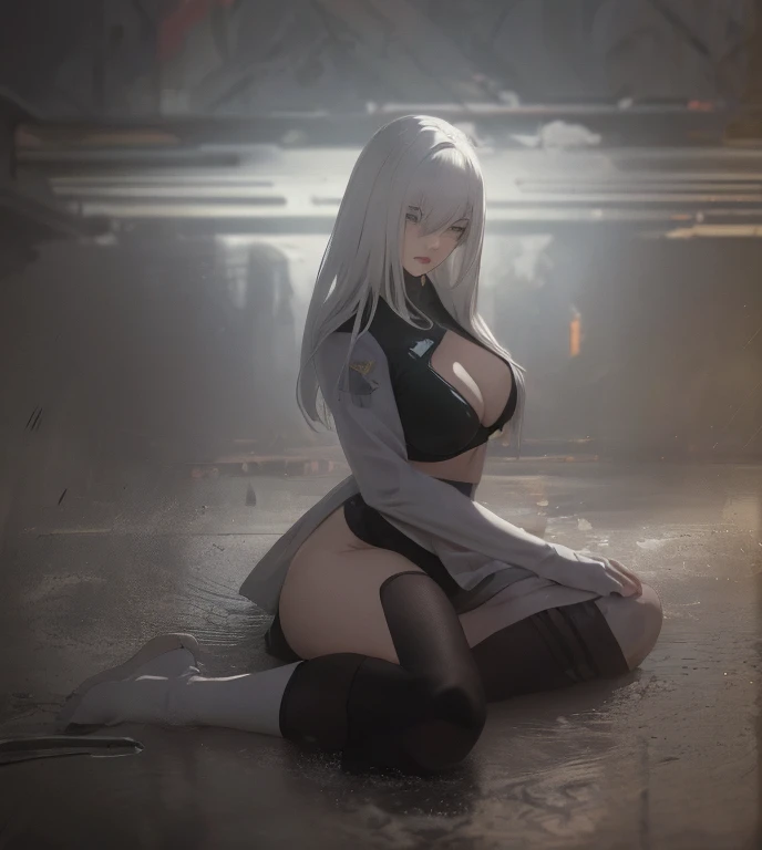 ((La mejor calidad)), ((obra maestra)), (muy detallado:1.3), ...............................................................................................................................................3D, Beautiful (cyberpunk:1.3) Mujer hacker, peinado corto,pelo corto, Volver al visor, cabello grueso, Terminal de ordenador operativo, Pantalla montada en la cabeza, computer server, Pantalla LCD, fiber optic cable, Logotipo de la empresa, HDR (High Dymanic Range), Trazado de rayos, NVIDIA RTX, Super resolution, Irreal 5, Subsoil Scatter, Textura PBR, Post-procesamiento, Anisotropic filtering, profundidad de campo, maximum sharpness and sharpness, Texturas multicapa, Albedo y Highlight Maps, Sombreado de superficies, Accurate simulation of light-material interactions, proporciones perfectas, Renderizado de octanaje, duotone lighting, ISO bajo, balance de blancos, Regla de los tercios, amplia apertura, 8K RAW, efficient sub-pixels, sub-pixel convolution, glow particles, dynamic  pose