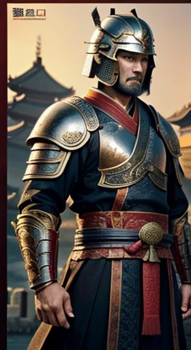 oriental、man in ancient chinese armor、ancient chinese helmet man、three kingdom、multiple warlords、top-quality、masterpiece、超A high resolution、(Photorealsitic:1.4)、Cinematic poster