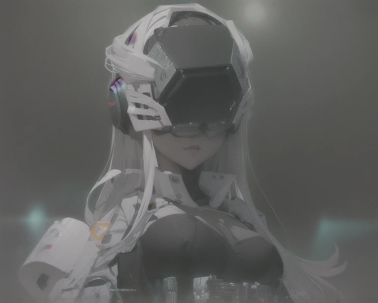 ((La mejor calidad)), ((obra maestra)), (muy detallado:1.3), ...............................................................................................................................................3D, Beautiful (cyberpunk:1.3) Mujer hacker, peinado corto,pelo corto, Volver al visor, cabello grueso, Terminal de ordenador operativo, Pantalla montada en la cabeza, computer server, Pantalla LCD, fiber optic cable, Logotipo de la empresa, HDR (High Dymanic Range), Trazado de rayos, NVIDIA RTX, Super resolution, Irreal 5, Subsoil Scatter, Textura PBR, Post-procesamiento, Anisotropic filtering, profundidad de campo, maximum sharpness and sharpness, Texturas multicapa, Albedo y Highlight Maps, Sombreado de superficies, Accurate simulation of light-material interactions, proporciones perfectas, Renderizado de octanaje, duotone lighting, ISO bajo, balance de blancos, Regla de los tercios, amplia apertura, 8K RAW, efficient sub-pixels, sub-pixel convolution, glow particles, dynamic pose