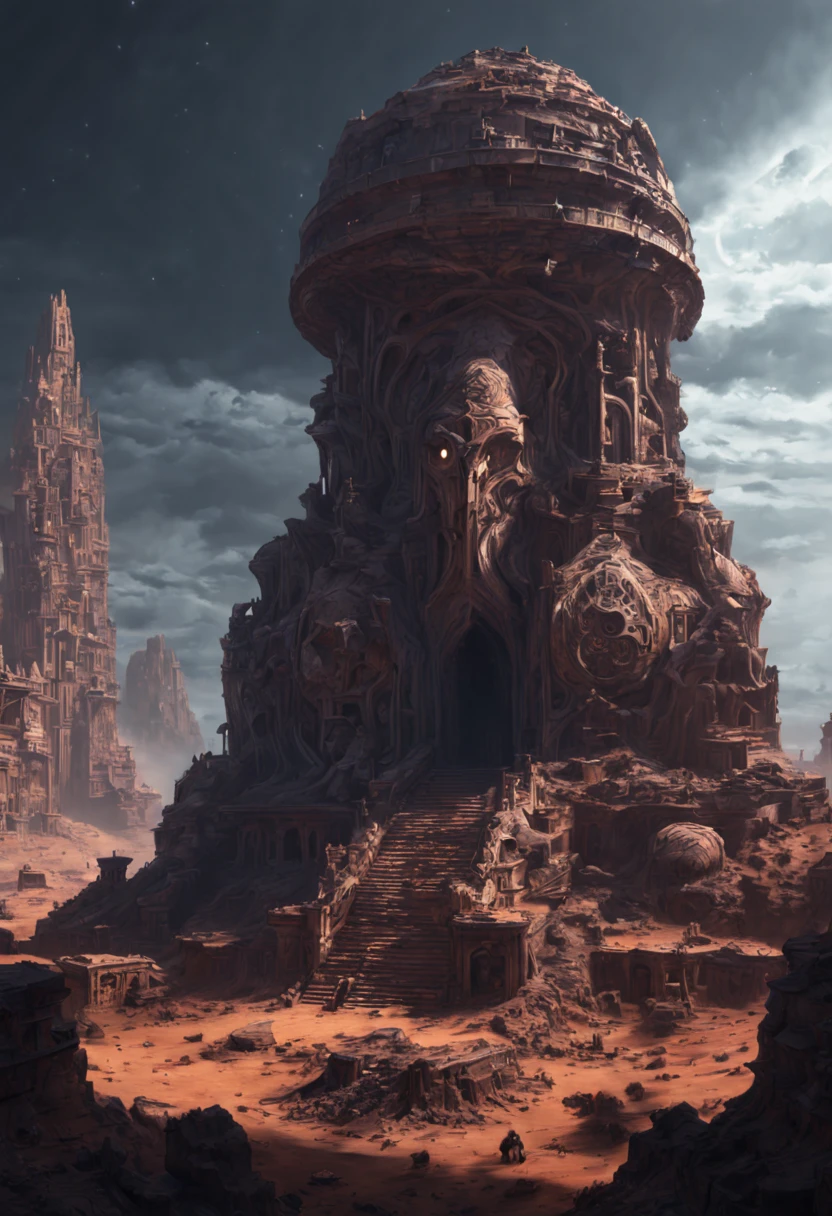 poster art, Mysterious Ancient Relics, vectorial art, hierarchical form, Gradient of color, intricate, (masterpiece, Representative work, official art, Professional, unity 8k wallpaper:1.3)