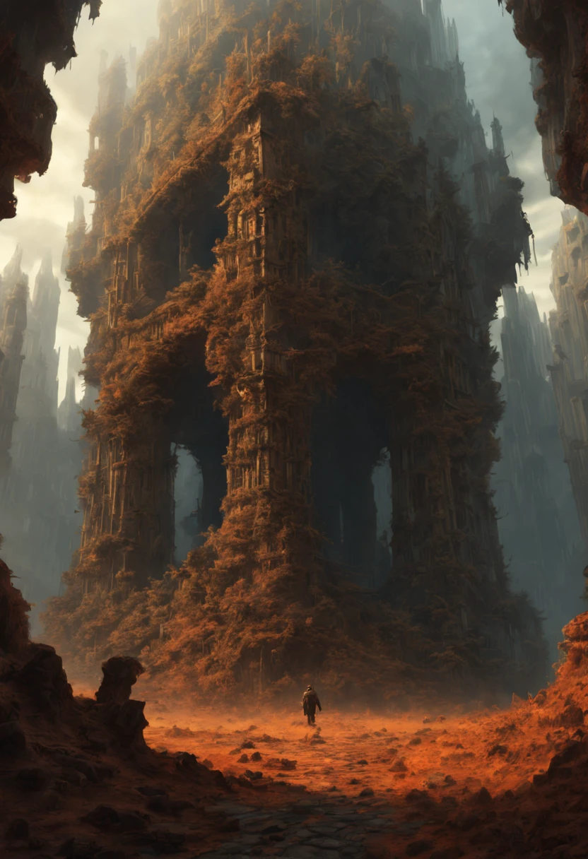 poster art, Mysterious Ancient Relics, vectorial art, hierarchical form, Gradient of color, intricate, (masterpiece, Representative work, official art, Professional, unity 8k wallpaper:1.3)