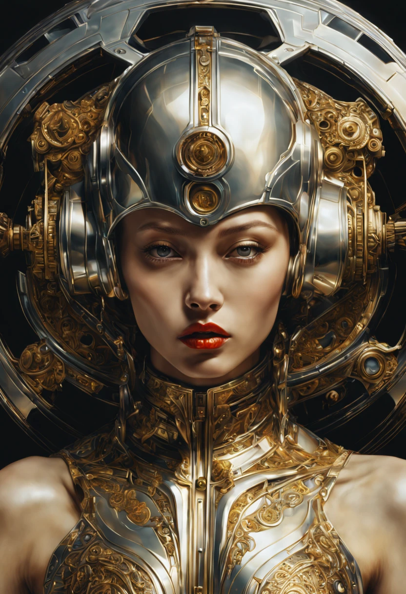 complex background rfktrstyle (((Mysterious Ancient Relics))):3.3 remote unknown location, sci-fy, Futuristic, Highly detailed, Cinematic, Cyberpunk, Rococo-inspired portrait, highly detailed and intricate, rich deep color. sfv, raffael, Caravaggio, greg rutkovsky, beeple, beksinski, complex background, perfectly centred, neo-expressionist oil paint, centred, posing portrait by hajime sorayama, render style (3DMM_V12) 3DMM, slick bold design, clean glossy lines, digital illustration, gloss finish, aesthetic, impeccable detail, awesome visual impact, endowed with gloss finish, bathed in volumetric lighting, refined by hugh hefner, Add_Details_XL-fp16 algorithm, 4D octane rendering, infused with global illumination and precise line art, softened through macros, executed with V-Ray, epitome of visionary art, nuanced by elegant perfectionism and pop art consumerism, infused, aw0k euphoric style --niji 50--testp --chaos 50