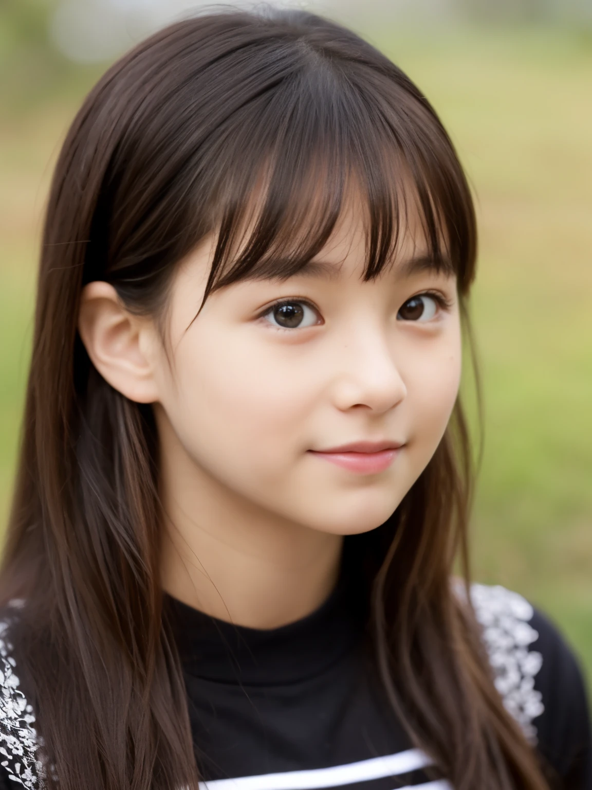 German、a beauty girl、cute little