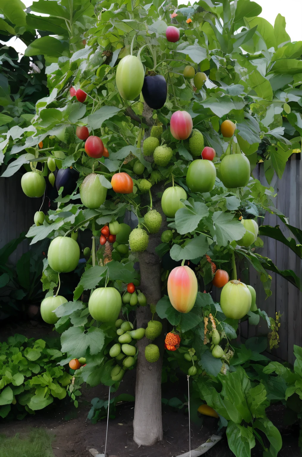 there is a tree with many different tacos growing on it, taco trees, garden with tacos on trees, with taco trees, manicured garden of tacos, tacos, material is taco, concept art, photorealism, photorealistic, intricate, highly detailed, sharp focus,