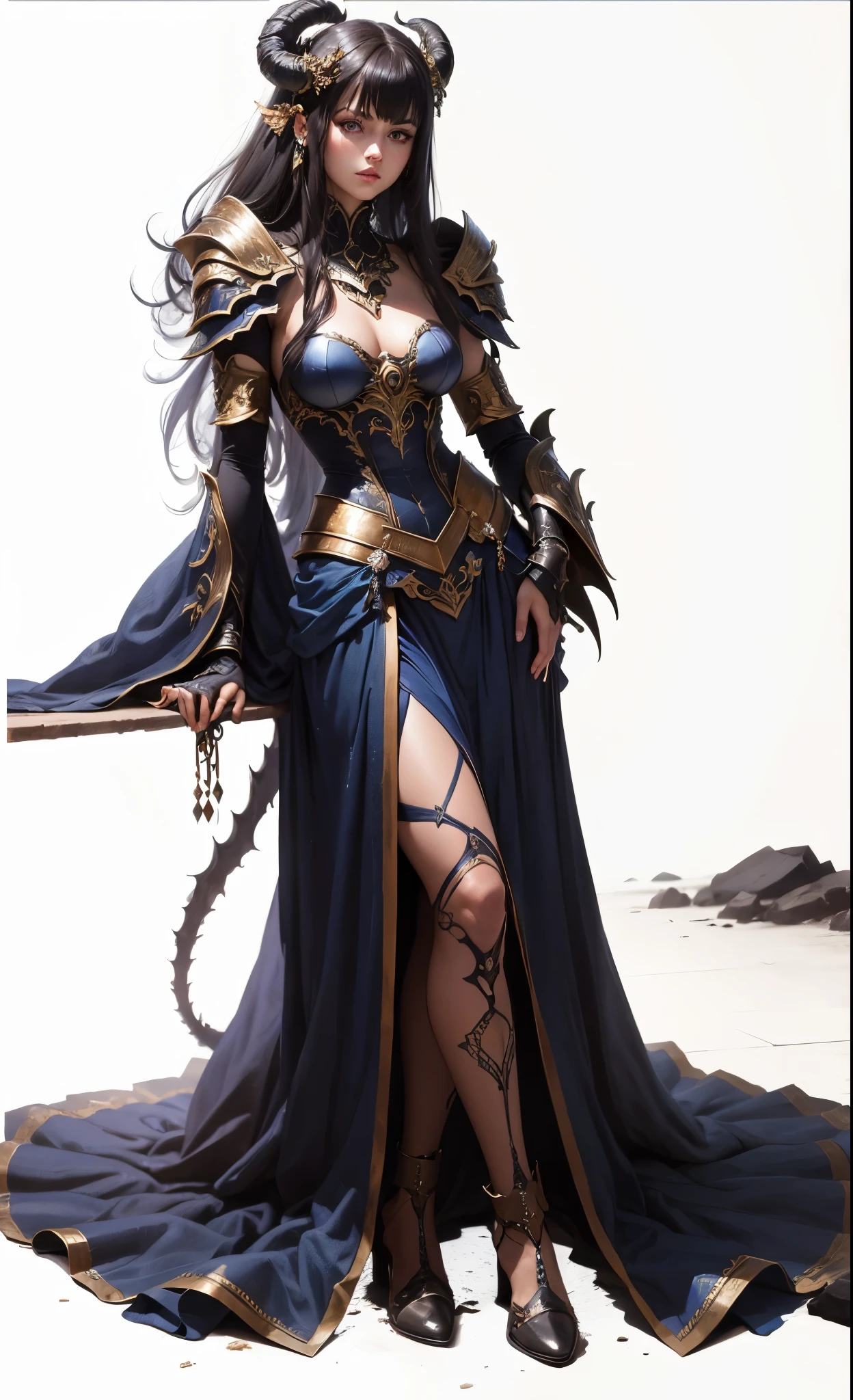 Me in a gothic setting of Castlevania, long brown curly hair, elongated and well-defined face with features of a tall woman with Italian ancestry, wearing blue bikini and metallic silver, green eyes, wide hips, intricate details. The background is dark and Gothic, adding to the mysterious atmosphere. This art is on the rise at ArtStation, capturing the essence of the iconic Symphony of the Night game. The illustration is soft, with sharp focus, showing the beauty and fascination of me