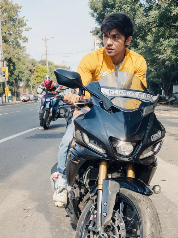 sport bike rider
