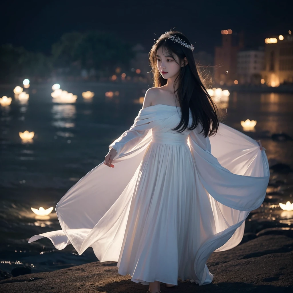 In the dark,A peerless beauty looks particularly mysterious and exciting。She is tall and elegant,Like a gentle lily,Blooming a dazzling light in the darkness。
Her skin was as fair as snow,As if being gently passed by the moonlight。The faint light illuminated her face,Reveals a pleasing luster。Her facial features are delicate and straightforward,The oval-shaped face looks petite and exquisiike a masterpiece carved by an artist。
Her eyes are like deep lake water,In the dark闪烁着晶莹剔透的光芒,It seems to hide endless wisdom and tenderness。Long eyelashes dancing like butterflies,Gently dotted between her eyes,Adding a sense of mystery and mystery to her。
Her hair is like a shooting star in the dark night,Scattered on her shoulders,Sway gently with the breeze。Every strand of hair exudes a charming fragrance,Like a blooming flower,It's intoxicating。
She is wearing a black dresits lightly to her body curves。The hem of her skirt flutters with her steps,Like an elf in the night,Dancing gracefully in the thick ink background。Her figure is elegant and graceful,Every move is full of charm and confidence。
绝世美女In the dark散发出一种独特的魅力,She doesn't need any gaudy decorations,to attract all eyes on her。Her beauty is more than just the splendor of appearance,It is the confidence and wisdom that emanates from deep within.。In this dark world,She is like a bright star,Guiding people in the direction of progress。