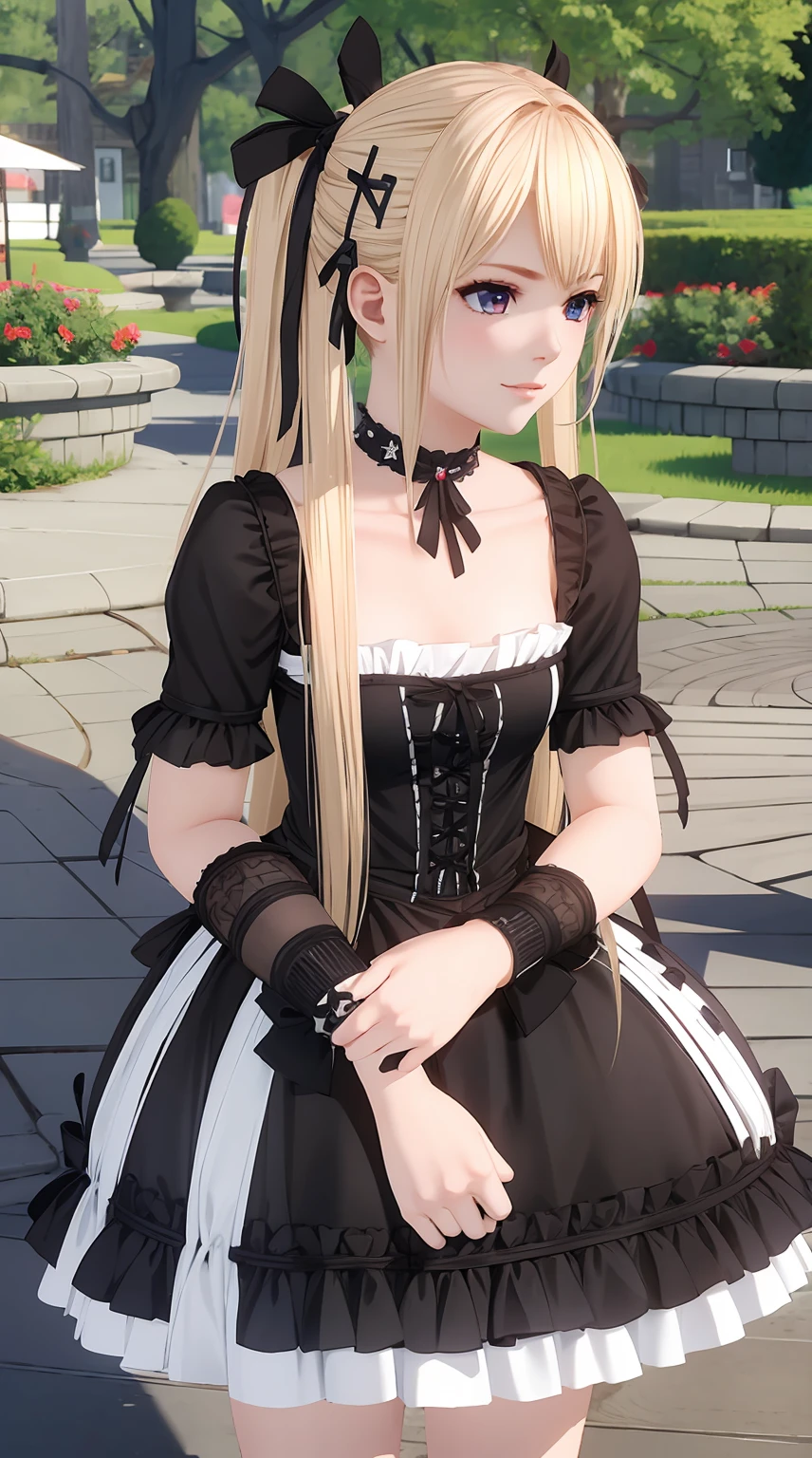 1girl, cute, lovely,Gothic Lolita,sunny day, best quality, masterpiece, ultra detailed