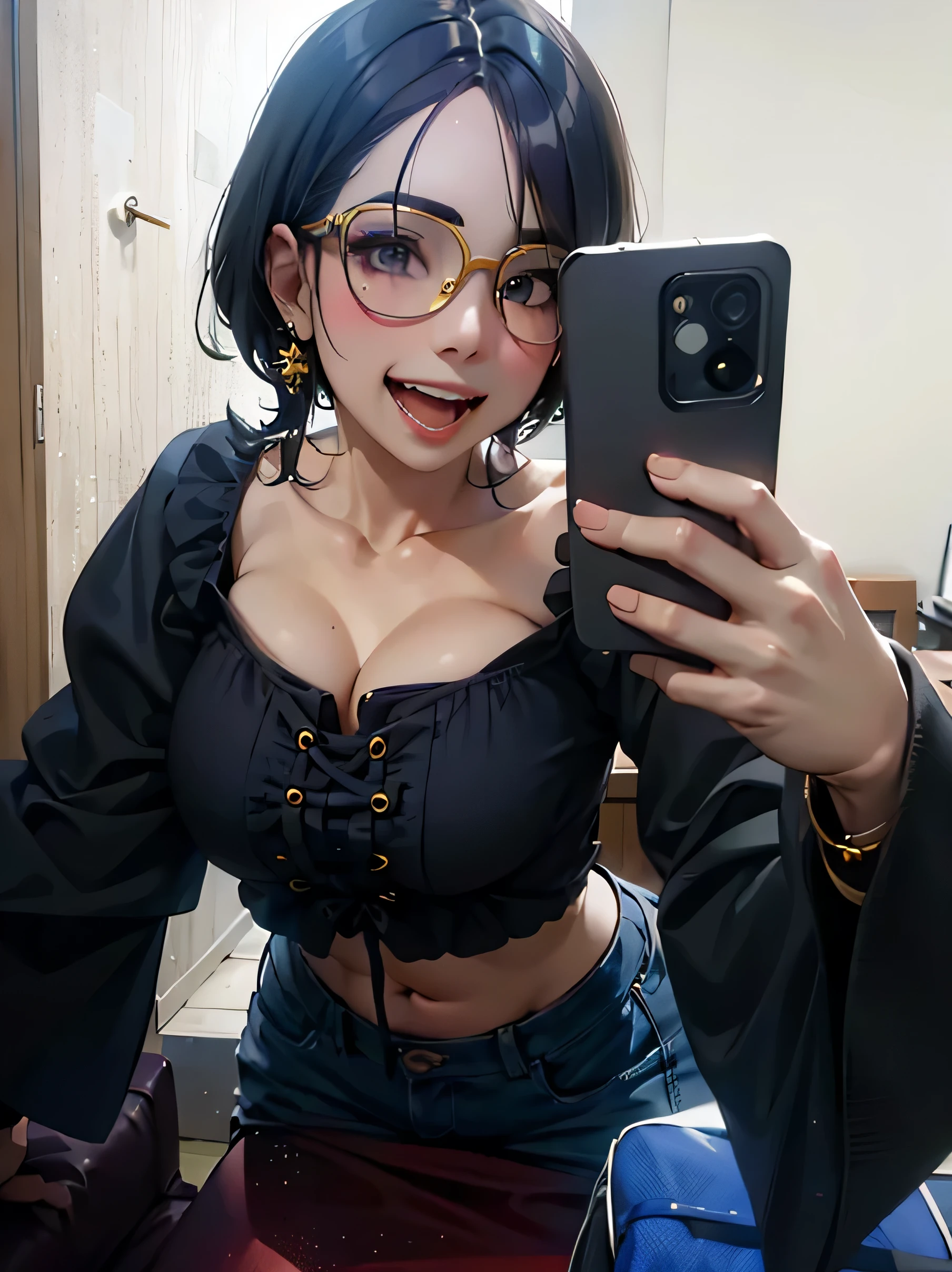 mujer sonriente, cuerpo entero, con el pelo corto, She is grinning and happy, happily smiling at the camera, Chiho, She is grinning, sonrisa encantadora, Sonriendo y mirando directamente, selfie de una mujer joven, She is grinning and excited, sonrisa corta, muy levemente sonriendo, Linda sonrisa ligeramente nerd, leve sonrisa linda,
