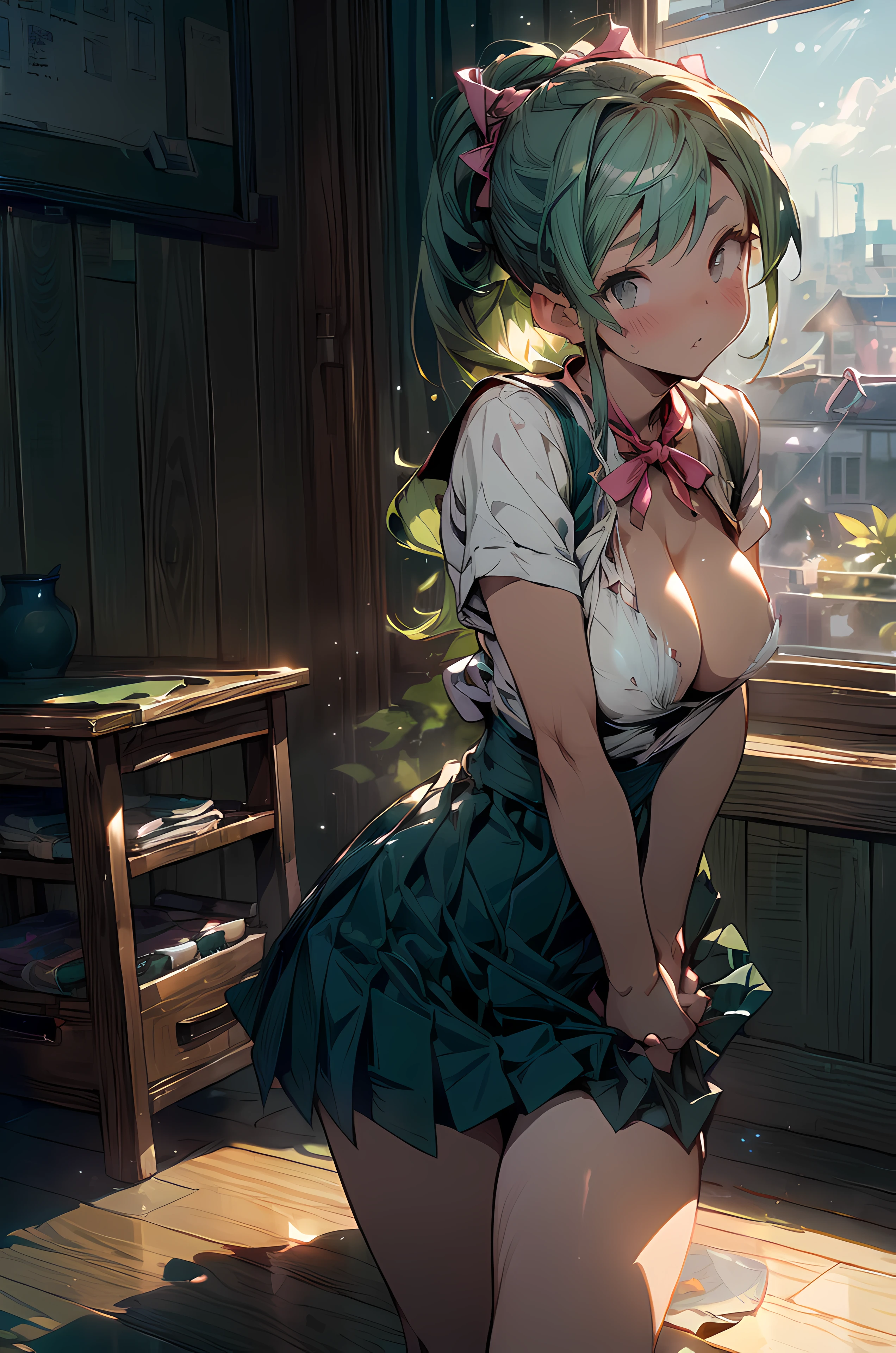 (((Assimilated in the background)))、(extremely details CG、Unity、8K Wallpapers)、(extremely delicate and beautiful)、(masterpiece)、(top-quality:1.0)、(超A high resolution:1.0)