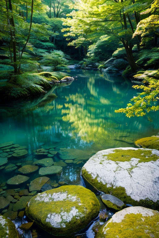 yuki,Pale light,幻想的なlandscapes,yuki山,landscapes,Crystal clear sky,beatuful nature,near shot