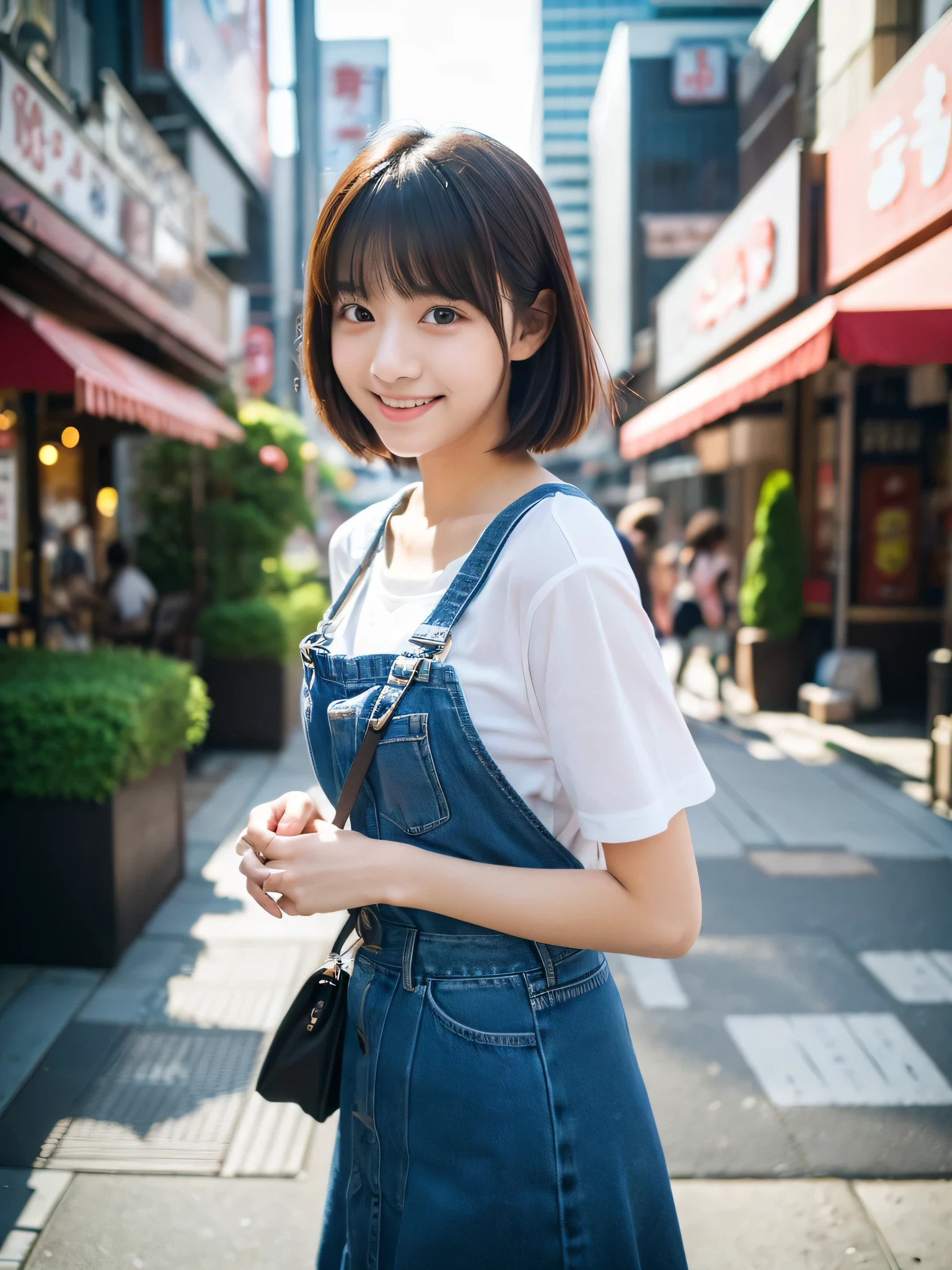 ultra best quality、masterpiece、超hight resolution、depth of fields、(Photorealsitic:1.4)、(awardwinning photo、信じられないほどのmasterpiece:1.3) 、Raw photography、the golden ratio、the Extremely Detailed CG Unity 8K Wallpapers、Detailed and complex、Original、hight resolution、Raw foto、(perfect body type)、Detailed and complex、Digital SLR、softlighting、(background person blur:1.1)、SIGMA 85 mm F/1.4、50mm Lenac lighting、nffsw、hyper realstic、Color Grade、dynamicposes、Portrait Break、
独奏、girl with、Super beauty、(緑のワンピース水着を着たgirl with:1.5)、(Full body like:1.2)、japanese bodybian、独奏)、thighs gap、A smile:1.4、University、cute little女子高生、short-cut、Detailed Realistic、Skin Texture、(realistic human skin texture)、Front view View viewer、natural soft light、Daytime、in a street、deep-shadows、cute little、21 years old BREAK、
a street、The state of the store、akihabara、Shinjuku、with no people、(akihabara:1.2)