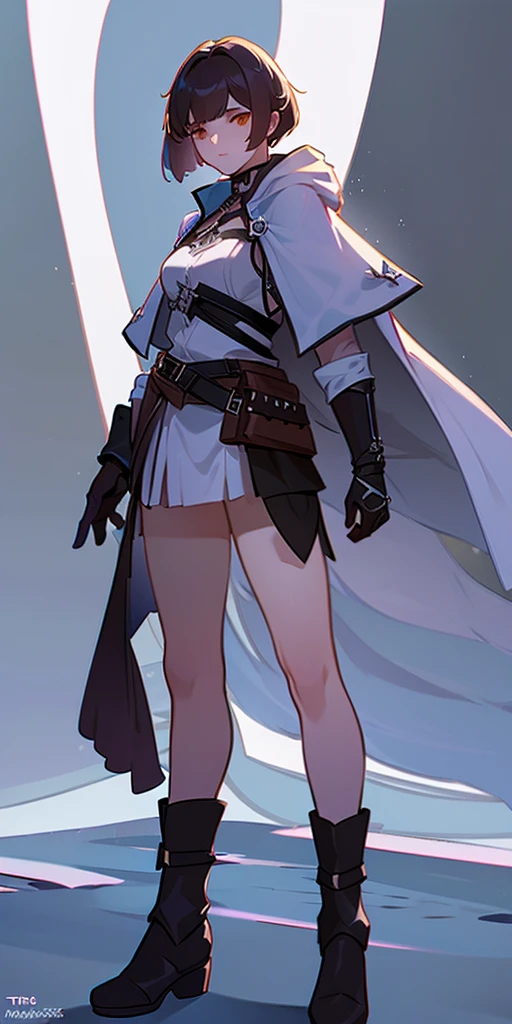 full body, 1 child female, tarot cards, heavy snowy，arma， halter， Weapons of the future， 32K, Linen cloak, Top quality, Masterpiece:Faust，, short detailed hair， thin fog， tmasterpiece，k hd，hyper HD，16k,clutching a sword， Tarot elements， Reflectorloods， Eastern Asia， Weapon focus， Skysky， brunette color hair， knifes， shorter pantumo， Mist， The clothes ar， bandagens， Leather，Dramatic and dynamic lighting effec。best quality,4k,(highres,masterpiece:1.2),ultra-detailed,(realistic,photorealistic,photo-realistic:1.37)