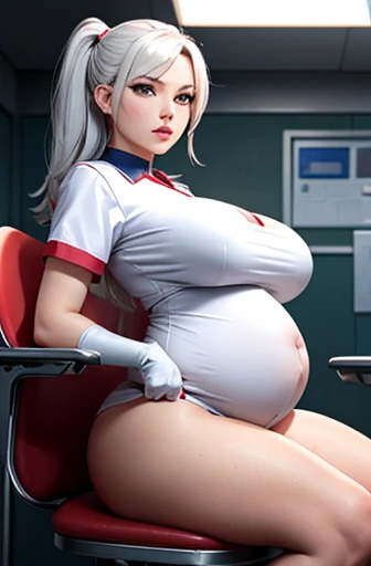 nurse uniform,hospital, latex nurse suit,nurses,busty,elbow gloves,labcoat,silverhair woman,azure eyes , gigantic boobs ,medical instruments,asian nurse,two nurses,speculum,examination room,oversize boobs, ,big ass ,strap on, lay on table ,legs spreaded,giving birth,gyno chair , dentist,Milf,pregnant