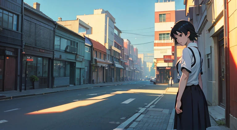 style of makoto shinkai, beautiful anime scene