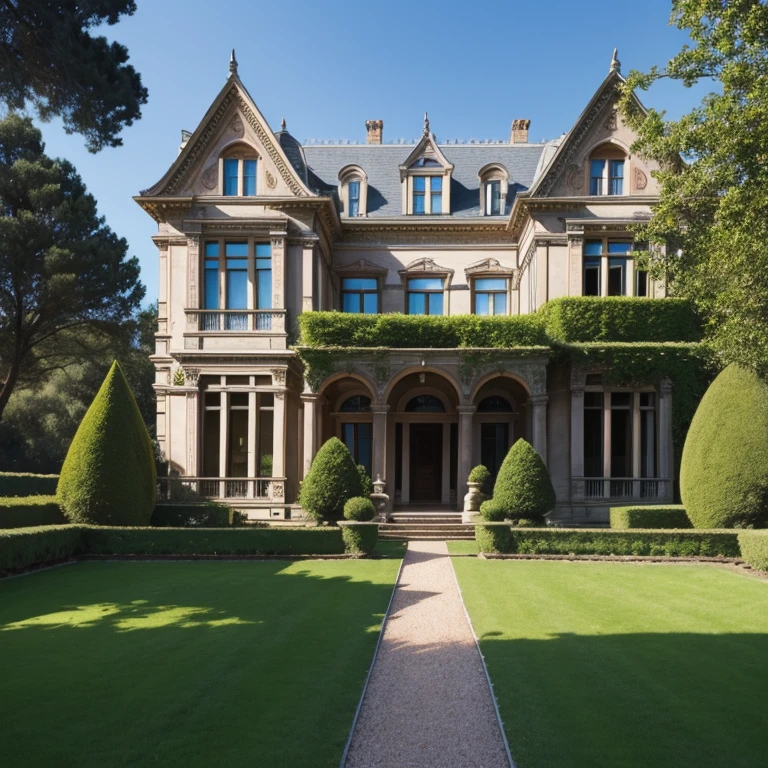 19th century mansion with gardens