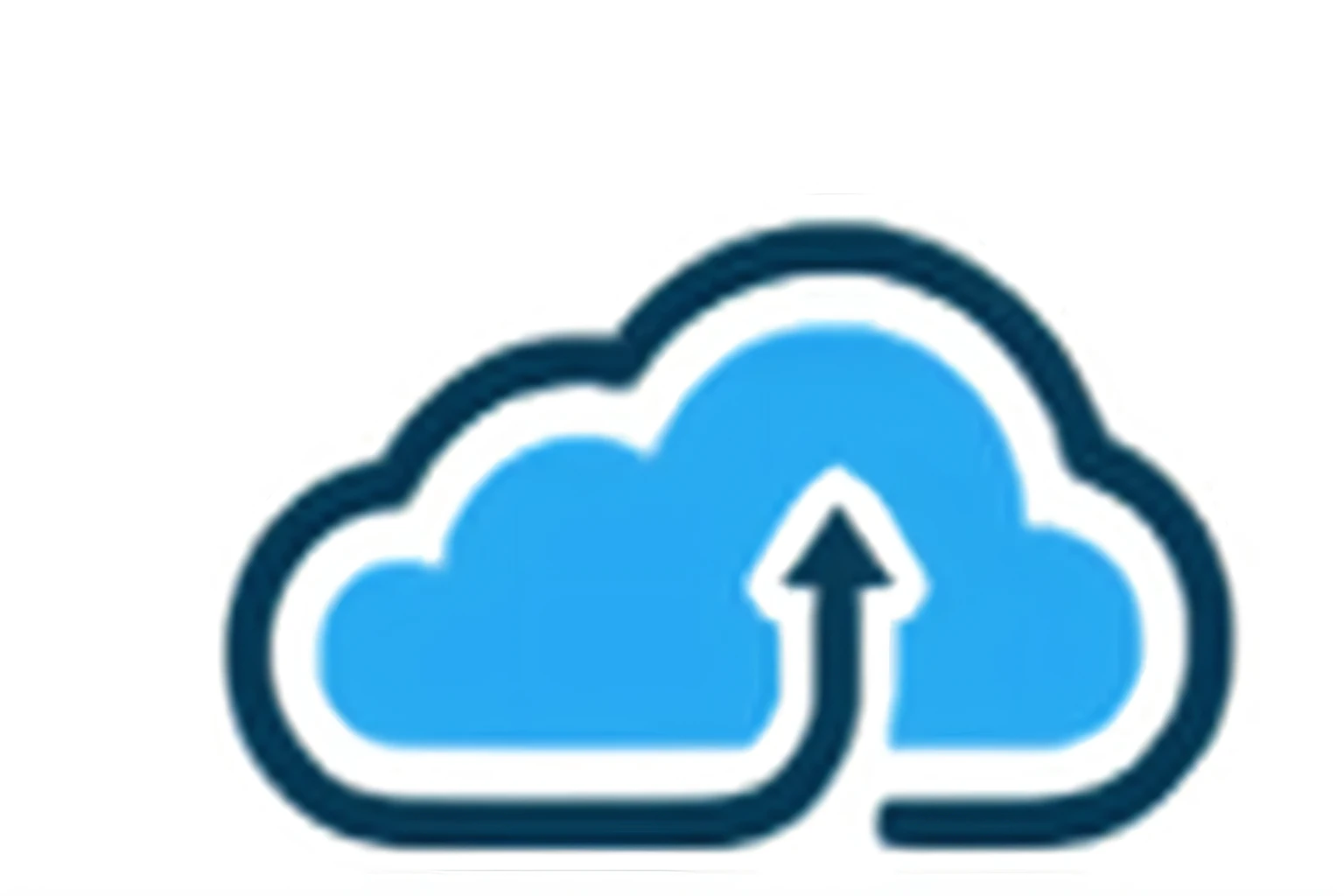 a close up of a cloud with an arrow pointing up, cloud storage, cloud server, Avatar picture, cloud, high quality upload, partly cloudy, cloud day, personal profile picture, partly cloudy day, by Matt Cavota, Detailed picture, stunning  visuals, sky sky, cloudy, cloud, ron cobb, album photo, no clouds