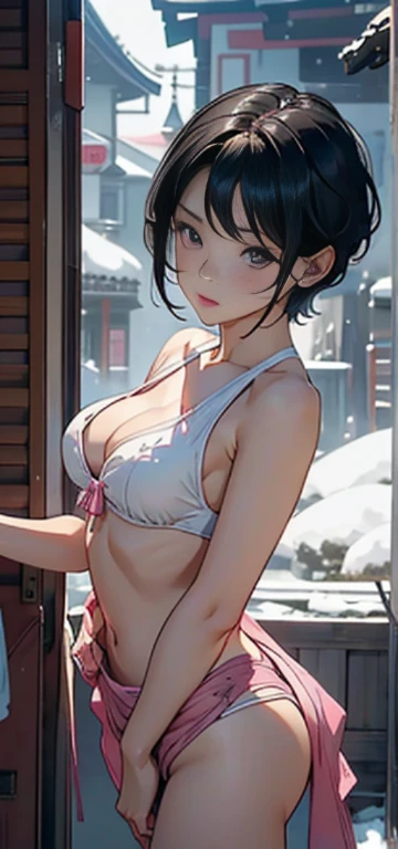1womanl,5years old,small ,Exposure, 独奏) she has short black hair、Very short cut hair、Snow-white skin,Seen from the front, Chest: No bulge,Erotic woman showing off her body naked、Erotic woman raises one leg high and shows off her pussy Erotic woman showing off her pussy 服は何も着ないErotic woman showing off her body naked Spread her pink pussy and show her the depths、