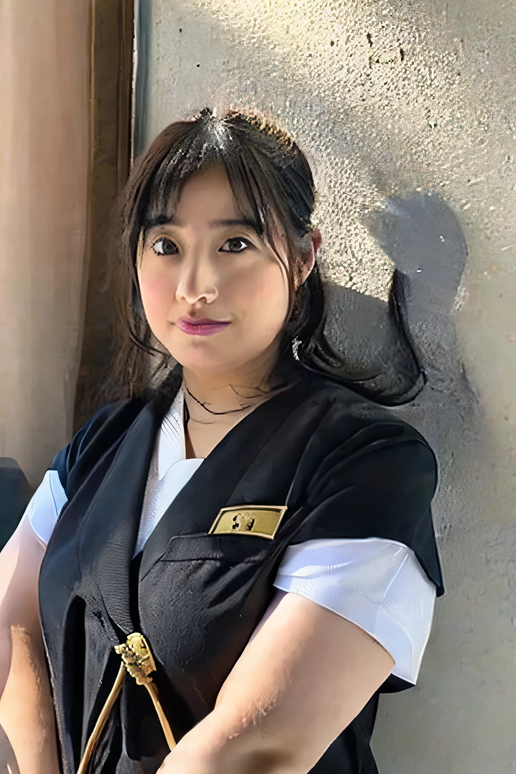 (1 Girl's breasts、Overweight、Extremely fat、chubby、Sweat muscles、japanes、nurse's outfit