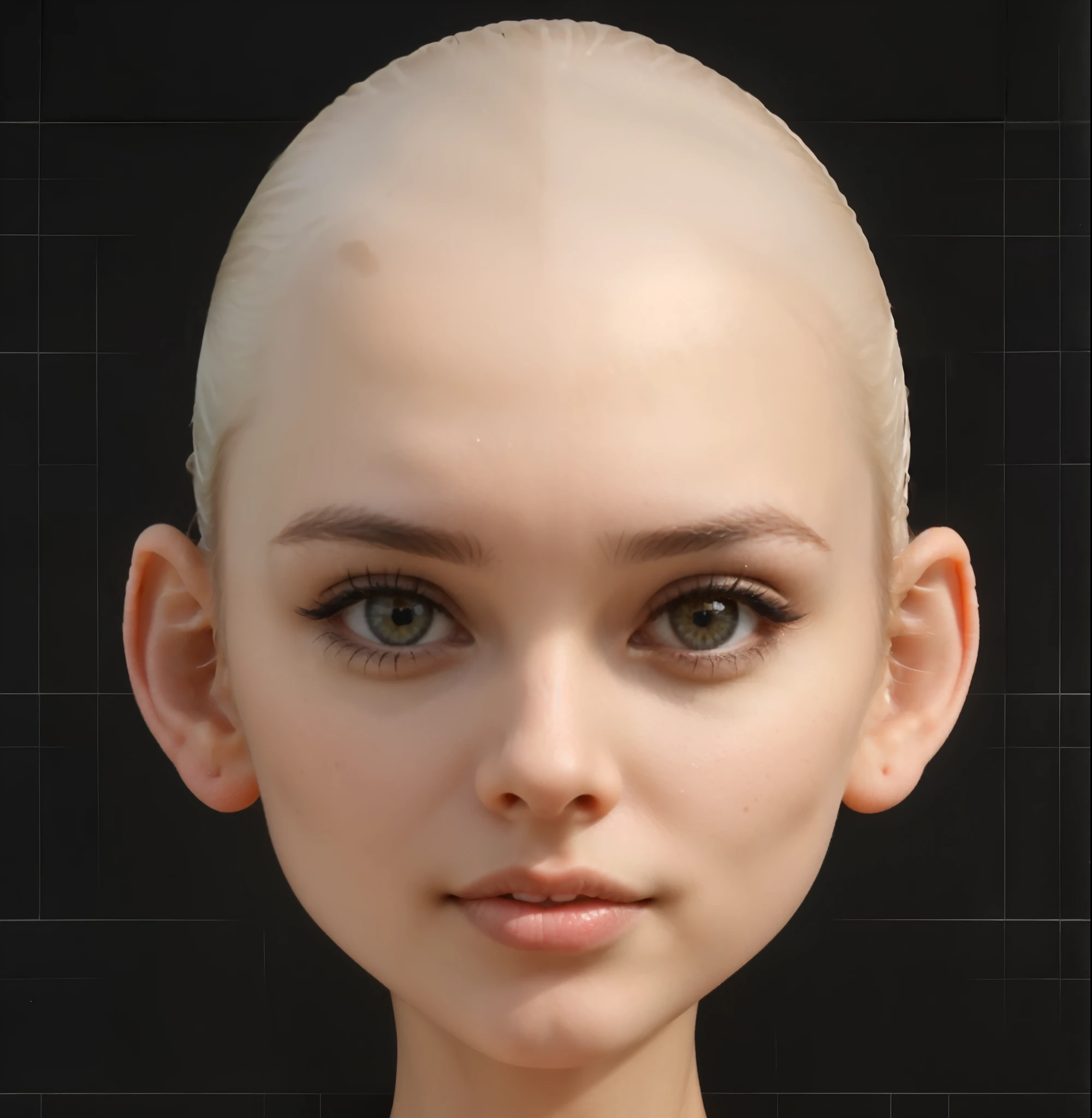 The face of a very beautiful girl, high definition and high detail images