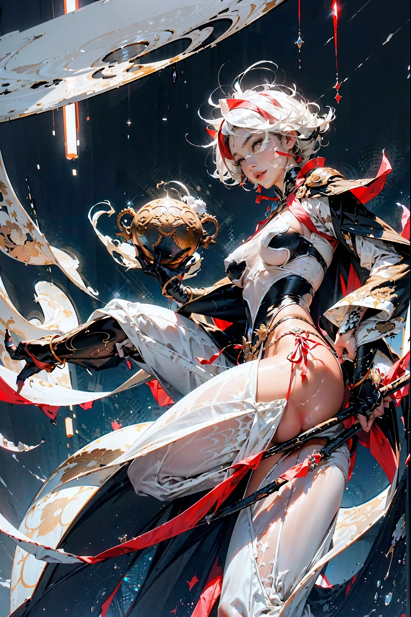 perspective from above、(long white hairs:1.7)、masterpiece、32k、Sit down,Open your crotch、FULL-BODY ESBIAN、very huge big breastreastfeeding、Show up、FULL-BODY ESBIAN、Sexy Brown Skinned Blue Lane Wife、long white hair、huge huge tits、Curvy and super thick、Clear silk、purely visible、Locked、Trapped、Hostaged、A smile、tight transparent pink fabric, diamond jewelly,, sexy dimple, north african free trade area, one-girl, 独奏, perfect bodies, The face is perfect, perfect hand, perfect hand指, perfect lips, perfect eyes, Perfect background, perfect atmosphere, Professional Quality, 8K, Perfect photo, Highest high resolution, 8K, Ray traching, perfect volumetric lighting, high qulity、high qulity矢量图像、ultra - detailed、SAW movie scenes、lotus flower、warm spring、Clean skin、minimalistic background、Flawless skin、Flawless skin、No exception、Big chest、silk micro mini、see through、