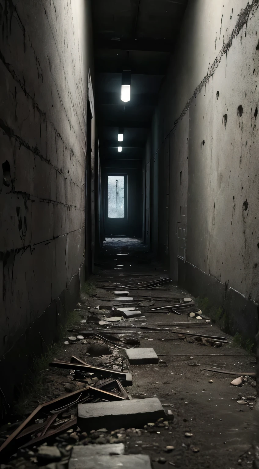 (best quality,4k,8k,Altas,master part:1.2), ultra-detalhado, (Realistic,photoRealistic,photo-Realistic:1.37), gas chambers in Auschwitz, Assombrando, estranho, sombrio, Historical, tragic, architectural details, atmosfera arrepiante, sombras escuras, smoke billowing, arame farpado, paredes de concreto, portas de ferro, vago e abandonado, Historical accuracy, macabro, testemunhas silenciosas, painful history, preto e branco, desolation, desespero, sofrimento humano, Memorial, symbolic, Historical significance, Lembrete do Holocausto, impacto emocional, Devastador, solene, sombrio, triste, Contraste, Dura realidade, Assombrando remnants, The darkest chapter of humanity, horror, perda, unthinkable atrocities, testemunho, victimization, persecution, genocide, Respeito, empatia, nunca esquecer, homenagem eterna
