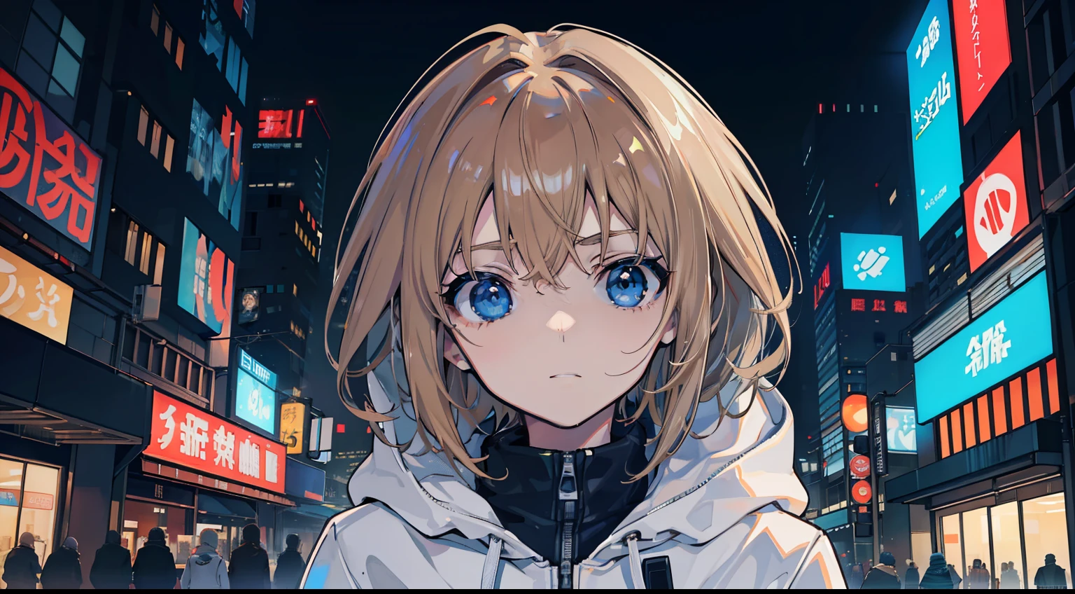 The world's cutest incredibly huge alien, came from outer space. Invaders, a big city to be destroyed,(Best quality), (masterpiece:1.3), ultra-detailed, sharp shadows, great detail, depth of field, super detailed background, Super-telephoto, kawaii, pop,