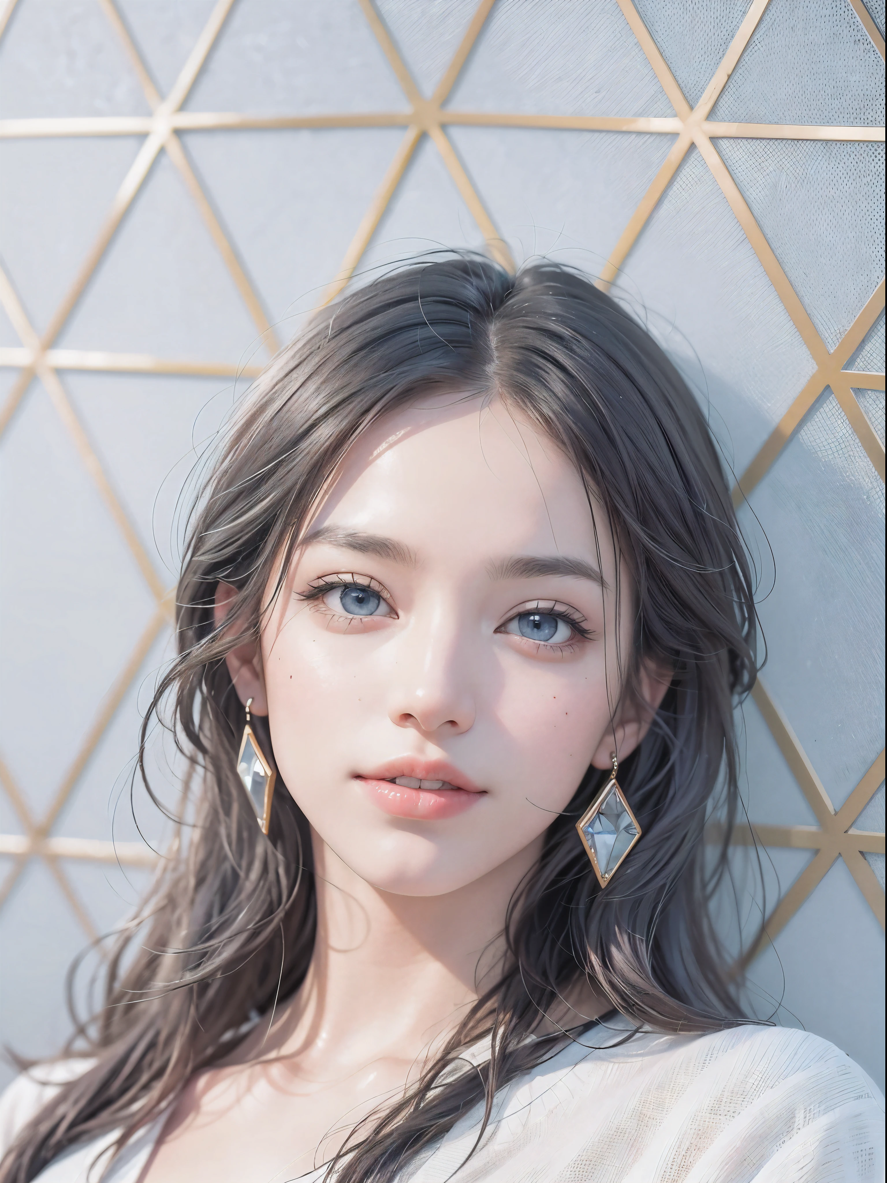(Realistic:1.8), (Digital art:0.2), (Geometrical art, official art, beautiful and aesthetic, ultra detailed, beautiful, masterpiece, best quality:1.6), (1girl:1.2), Detailed face, Detailed eyes, Detailed hair, young fingers, Detailed fingers, five fingers, sitting,
_
BREAK cute ig model, Japanese cute model, 22 years old, Tightened all body, small head, small face, small mouth, diamond Face, small nose, Sharp Faceline, (dropy eyes, Double eyelid, Light color eyes, Glossy eyes, Shiny eyes:1.2), Shiny skin, shiny hair, BLACK hair,
_
BREAK (happy, smile, Teeth, Glossy Lipeautiful Teeth, (upper body:1.5), from front,
_
BREAK (BLACK and White theme:1.3), (oversize, sweatshirt:1.2), (Enamel Sneakers:1.2),