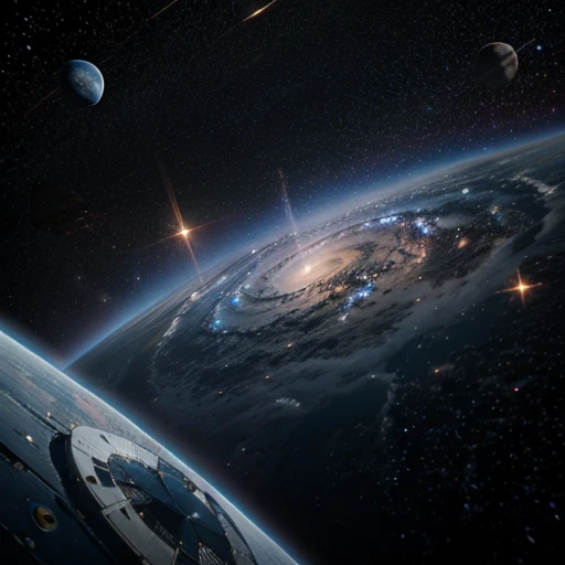 Space, galaxy realistic