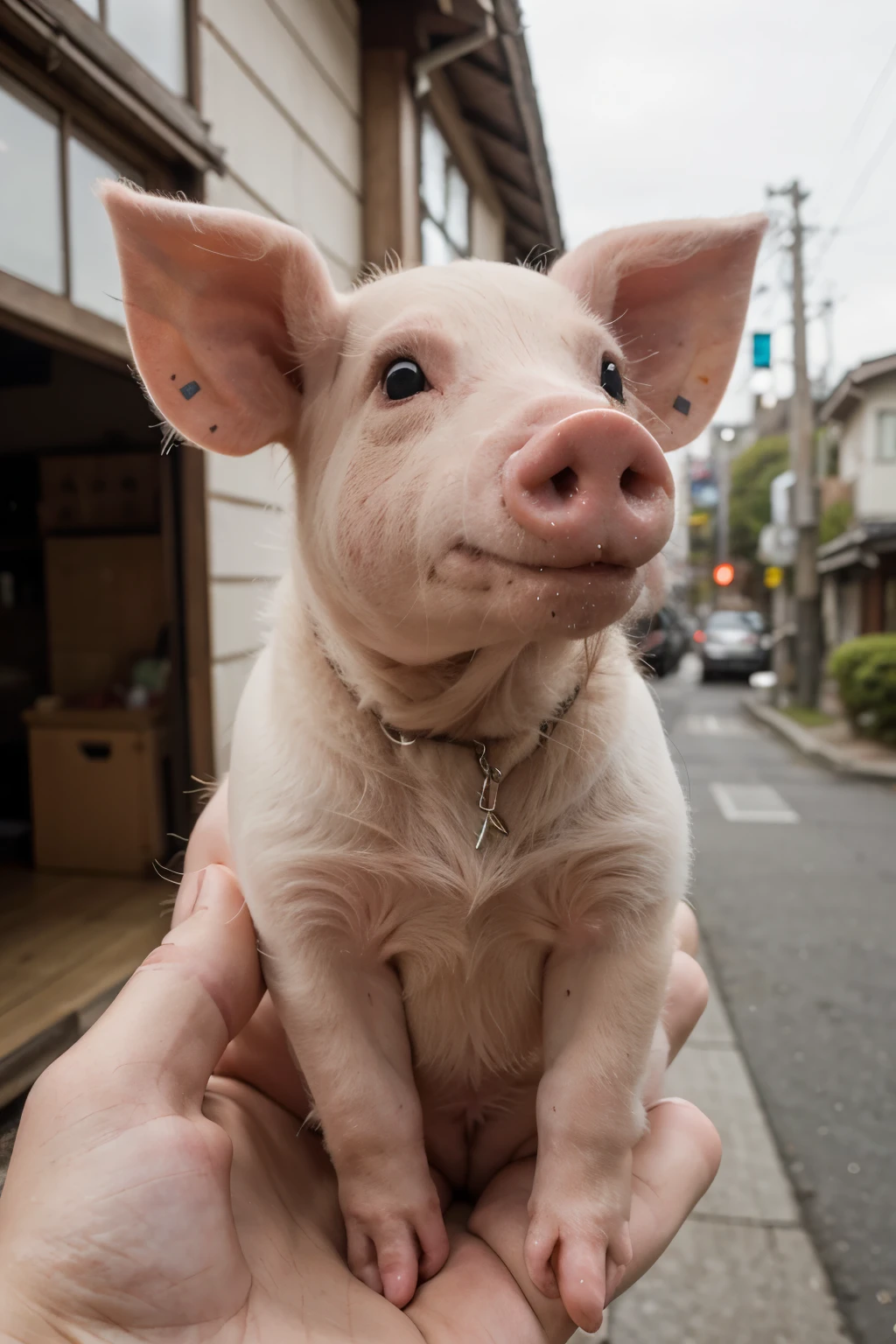 Cartoon pig Japan
