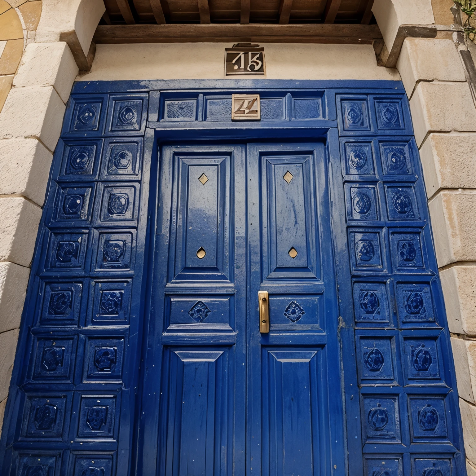 Azulejos portugueses com iniciais P e G