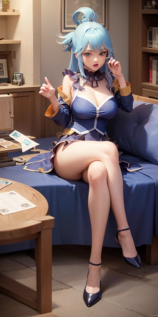 High-definition images, atmospheric perspective, 8k, Super detailed, Accurate, highest quality, anime background, (1 female), (beautiful ripe year), bob hair, at last, (ecstasy face), (droopy eyes), (blush), ((sleepy)), ((huge breasts)), ((precisely designed, Luxurious and colorful shorts for adults, panties High-definition images, Draw string bread with super precision)), ((Showing off string panties)), ((soaked in water)), ((she has pubic hair, Pubic hair sticking out of pants), (spread your legs, raise your legs) open your mouth, (swollen areola), ((thin thighs, thin legs)), pantyhose, earrings, simple necklace, straddle, masturbation, (strange pose), ((moment of orgasm)), (angle from below), ((luxury gowns of medieval europe)), (straddle to hit crotch on the corner edge of the table for masturbation),