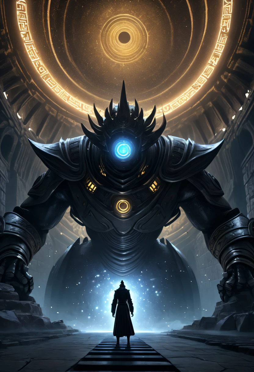 A wonderful underground cave, Alien civilization ruins, a mysterious tomb, Metal coffin, a treasure, Sparkling gold coins, terracotta warriors, antiquities, cultural relic, alien hieroglyphics, future-tech, 诡异的magia力量, unknown cosmic energy, eye of control, Scan grid, epic, grand, octaneratingrendering, Enhanced, iintricate, ((Dark)),epic,8K,Fantastical,ultra - detailed,magia, Cast spells,black hole,threatening,Ridiculous resources,Abyssal,magia Circle,Excess energy,sci-fy,Abyssaltech,dark energy,Ethereal,solution,ssee-through,Abyss,Anti-tech,sci-fy,Pure energy, (tmasterpiece, flagship artwork, offcial art, professional, Unity8k wallpapers:1.3), ultra - detailed, (actual, photoactual, photo-actual:1.37), HighDynamicRange, hyper HD, Studio lighting, Ultra-fine painting, Focus sharp, physically-based renderingt, professional, vivd colour, bokeh.